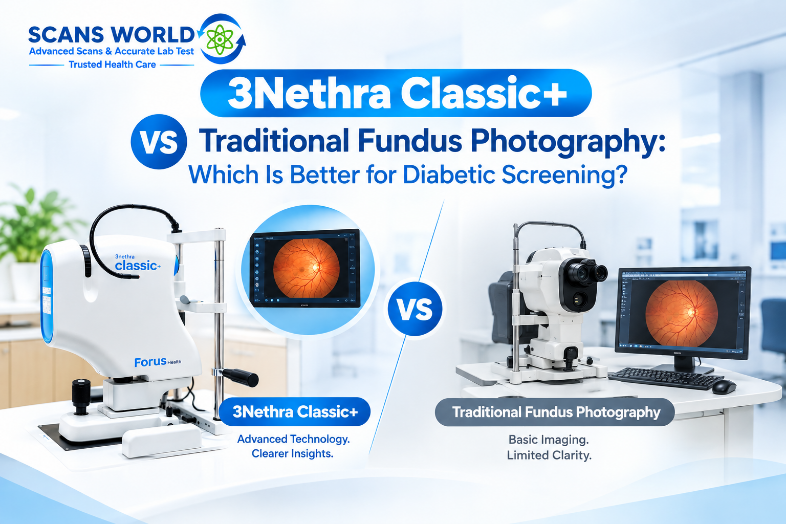 3Nethra Classic+ vs Traditional Fundus Photography for Diabetic Screening